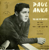 Page Paul ANKA covers de YOU ARE MY DESTINY